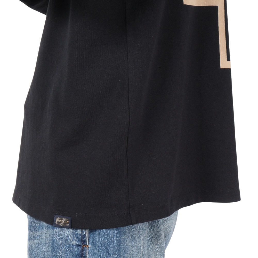 ペンドルトン（PENDLETON）（メンズ）長袖Tシャツ ロンT バックプリント 19807029 BLK