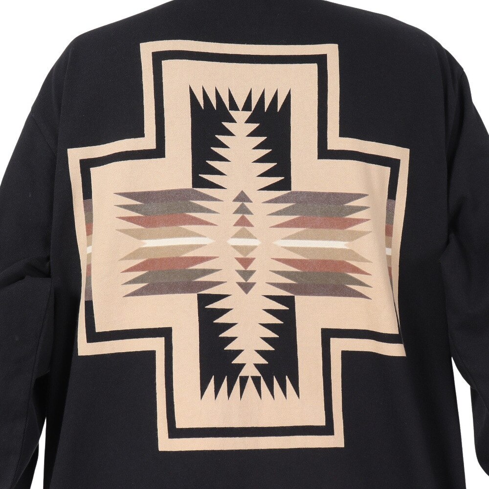 ペンドルトン（PENDLETON）（メンズ）長袖Tシャツ ロンT バックプリント 19807029 BLK