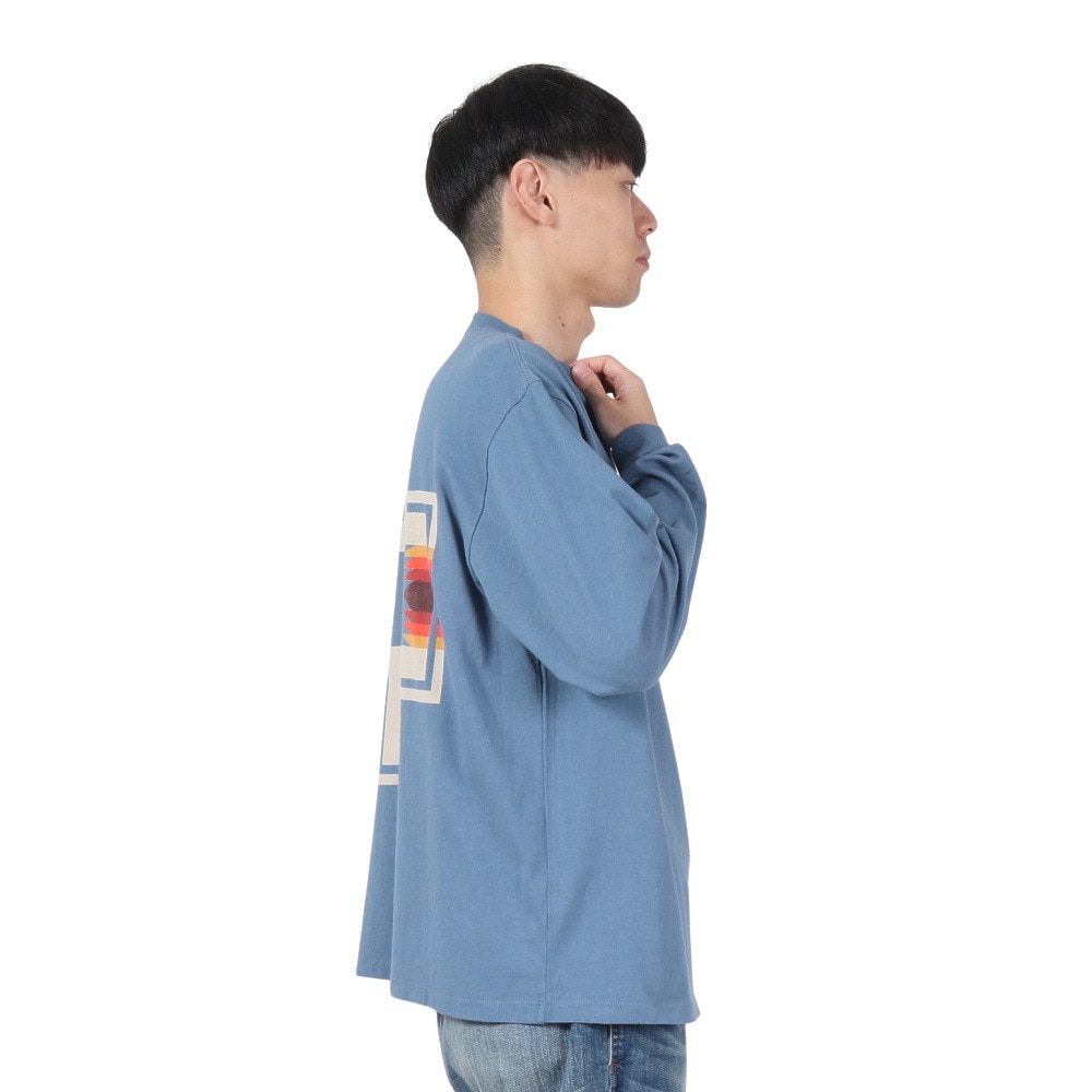 ペンドルトン（PENDLETON）（メンズ）長袖Tシャツ ロンT バックプリント 19807029 SBL