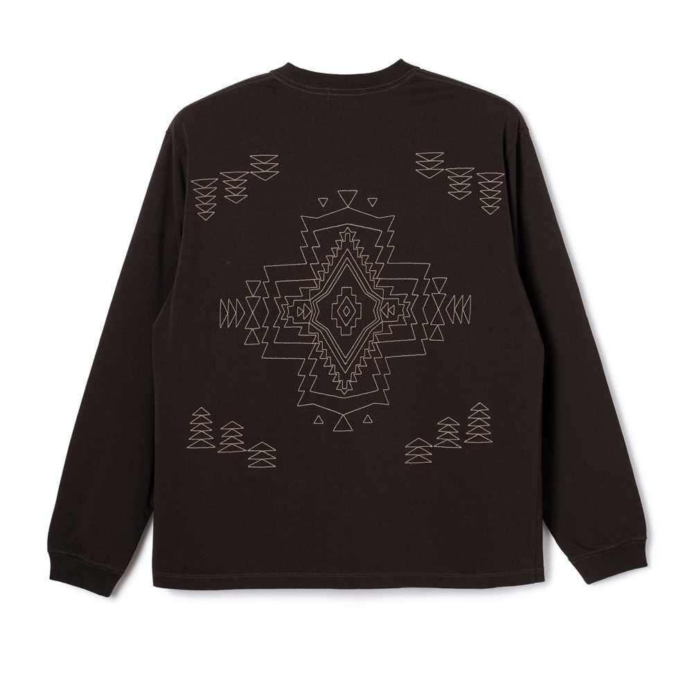ペンドルトン（PENDLETON）（メンズ、レディース）長袖Tシャツ ロンT バックエンブロイダリー 19807030 BRW