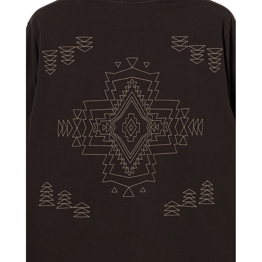 ペンドルトン（PENDLETON）（メンズ、レディース）長袖Tシャツ ロンT バックエンブロイダリー 19807030 BRW