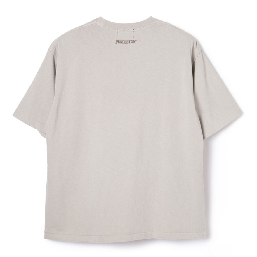 ペンドルトン（PENDLETON）（メンズ、レディース）長袖Tシャツ ロンT ピグメントダイ エンブロイダリー 19807031 GRG