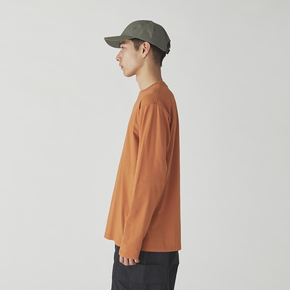 スノーピーク（snow peak）（メンズ）ロンT ソフトコットン ロゴ 長袖Tシャツ SW-24SU201 OR