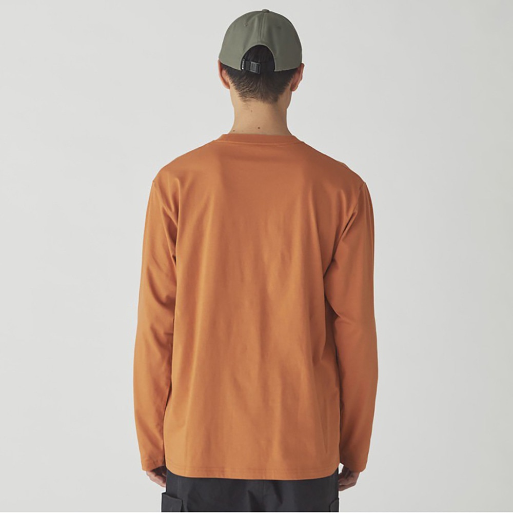 スノーピーク（snow peak）（メンズ）ロンT ソフトコットン ロゴ 長袖Tシャツ SW-24SU201 OR
