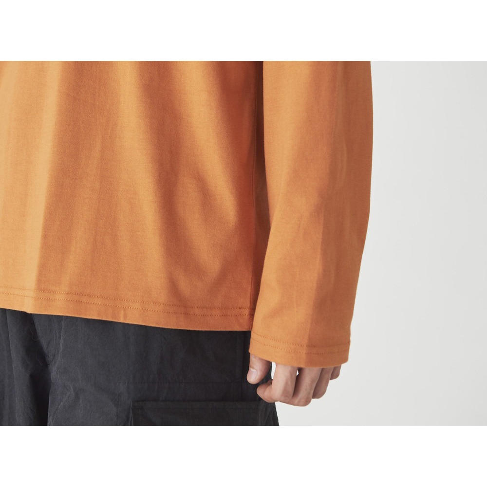 スノーピーク（snow peak）（メンズ）ロンT ソフトコットン ロゴ 長袖Tシャツ SW-24SU201 OR