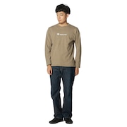 (メンズ)ロンT ソフトコットン ロゴ 長袖Tシャツ SW-24SU201 PR