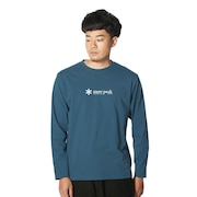 (メンズ)ロンT ソフトコットン ロゴ 長袖Tシャツ SW-24SU201 SB