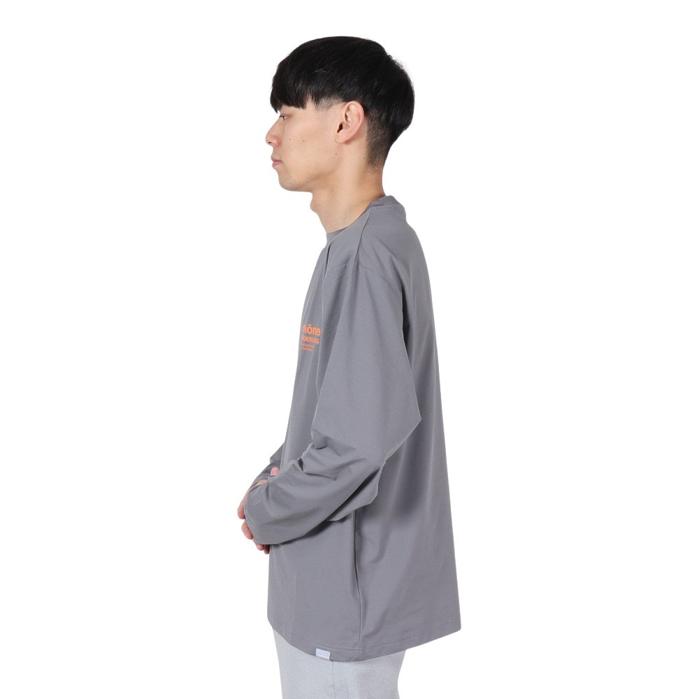 ロジャーエーガー（ROGEREGGER）（メンズ）長袖Tシャツ ロンT ヴァンデルング RE24FUK5610006 GRY