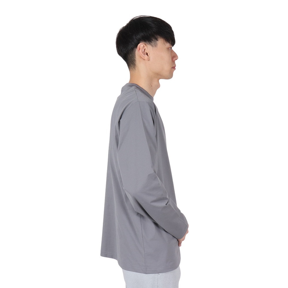 ロジャーエーガー（ROGEREGGER）（メンズ）長袖Tシャツ ロンT ヴァンデルング RE24FUK5610006 GRY