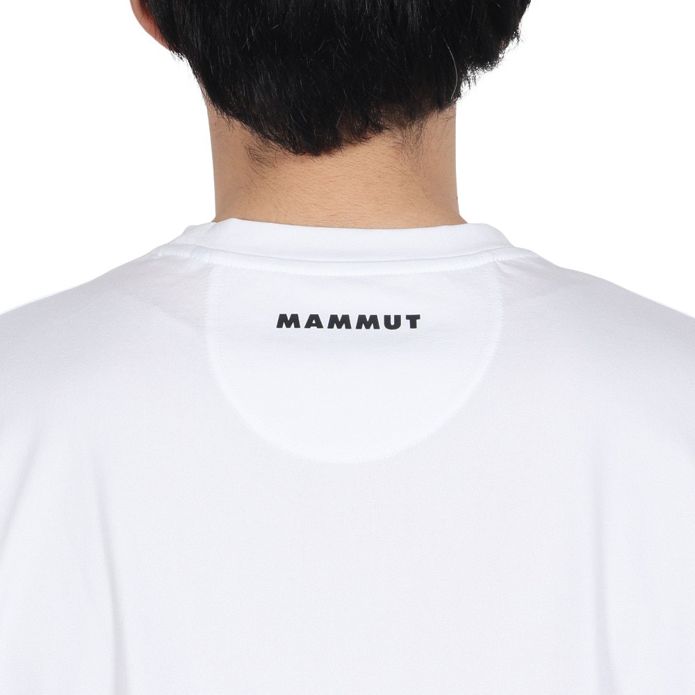 マムート（MAMMUT）（メンズ）長袖Tシャツ QD ロゴプリント ロングスリーブ Tシャツ アジアンフィット 1016-01030-00742 ホワイト EUROサイズ