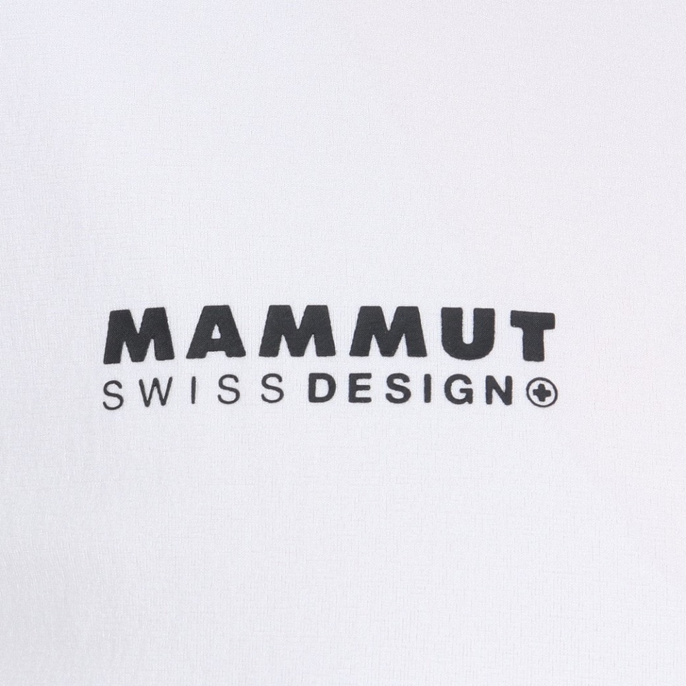 マムート（MAMMUT）（メンズ）長袖Tシャツ QD ロゴプリント ロングスリーブ Tシャツ アジアンフィット 1016-01030-00742 ホワイト EUROサイズ