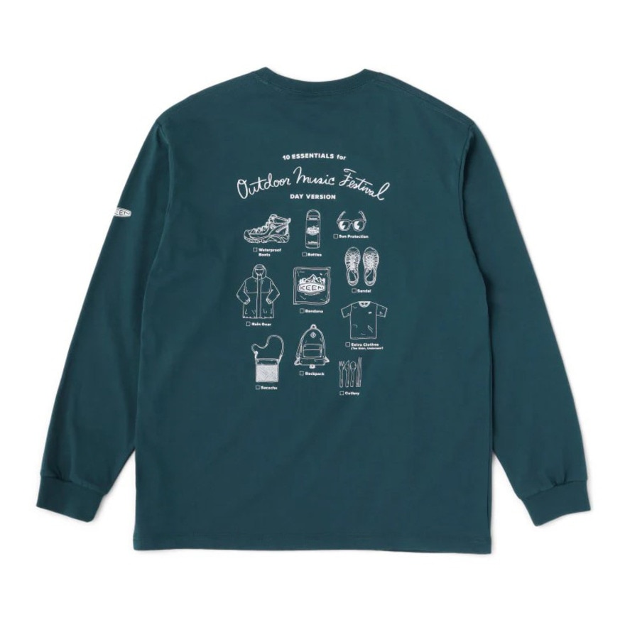 キーン（KEEN）（メンズ、レディース）長袖Tシャツ ロンT オーシーアールピー テン エッセンシャルズ ロングスリーブ 1029975