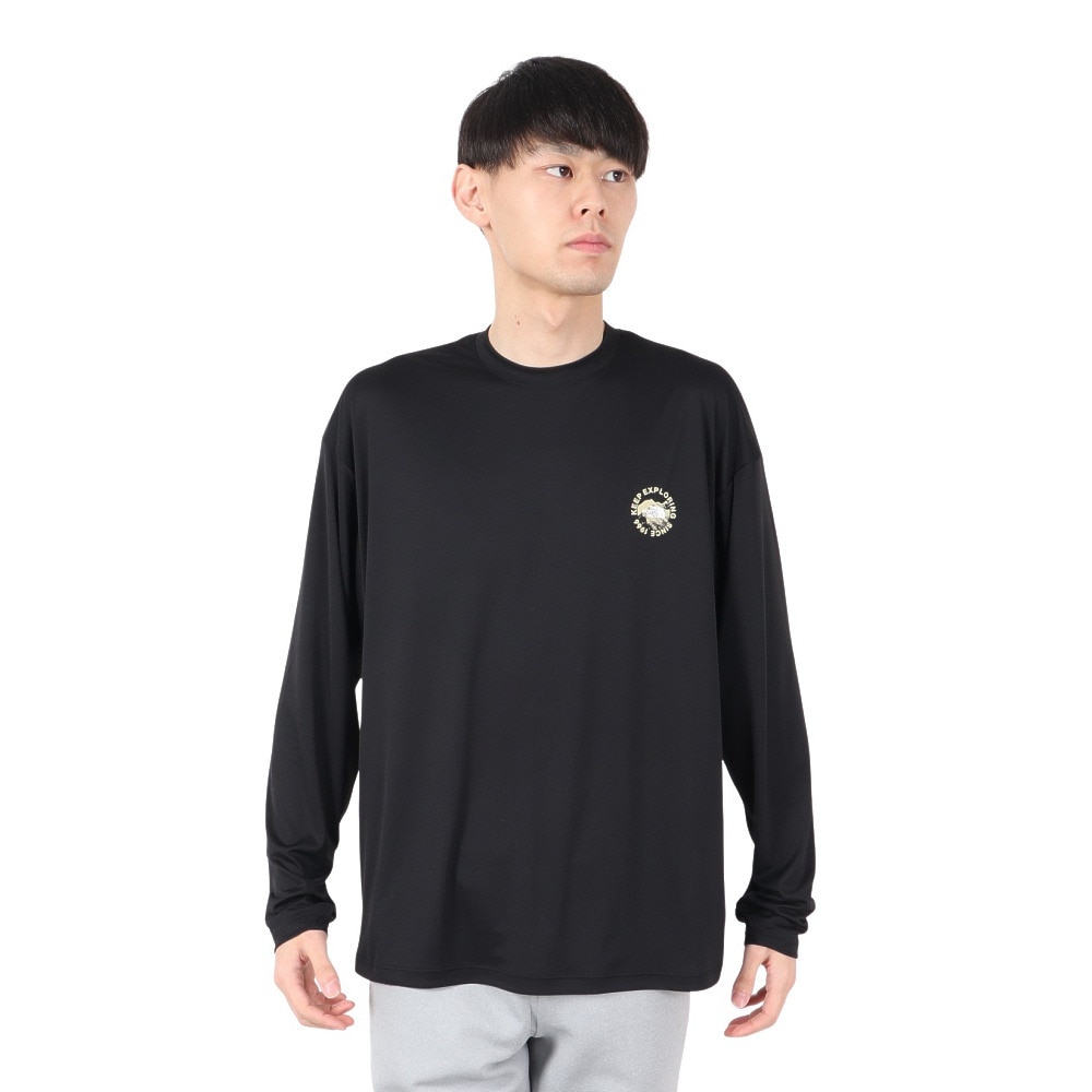ザ・ノース・フェイス（THE NORTH FACE）（メンズ）ウォータースムース長袖Tシャツ NT12432 K