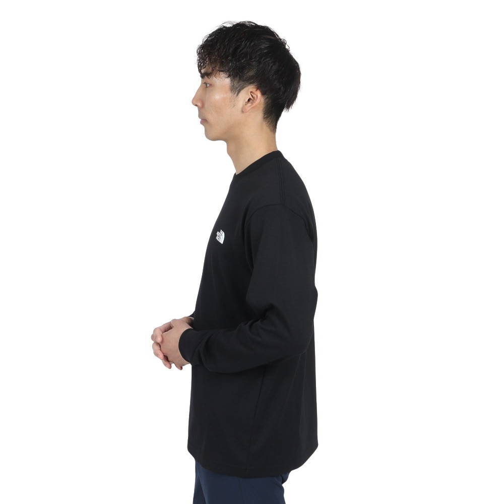 ザ・ノース・フェイス（THE NORTH FACE）（メンズ）長袖Tシャツ ロングスリーブ バックスクエアロゴ Tシャツ NT32442 K2