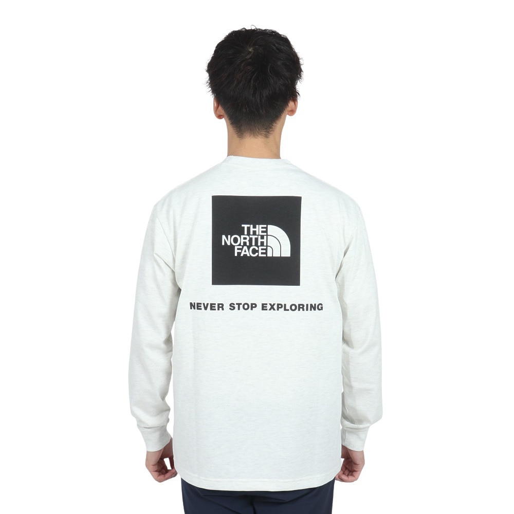 ザ・ノース・フェイス（THE NORTH FACE）（メンズ）長袖Tシャツ ロングスリーブ バックスクエアロゴ Tシャツ NT32442 WX
