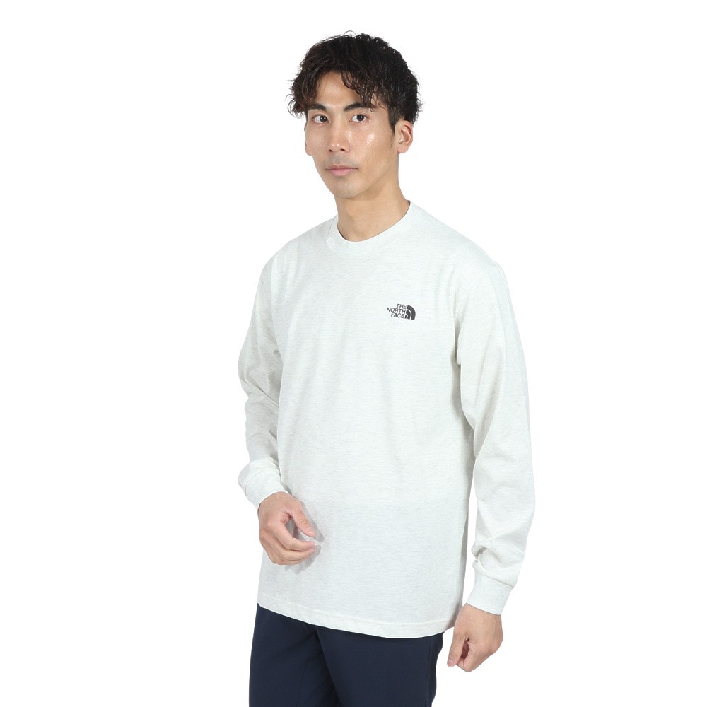 ザ・ノース・フェイス（THE NORTH FACE）（メンズ）長袖Tシャツ ロングスリーブ バックスクエアロゴ Tシャツ NT32442 WX