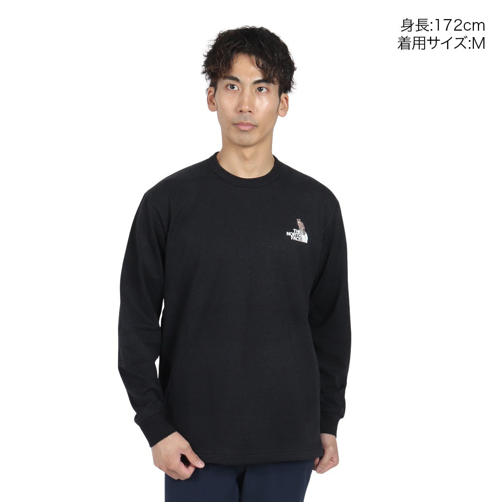 ザ・ノース・フェイス（THE NORTH FACE）（メンズ、レディース）長袖Tシャツ ロンT ロングスリーブ ズーピッカーTシャツ NT32533 K