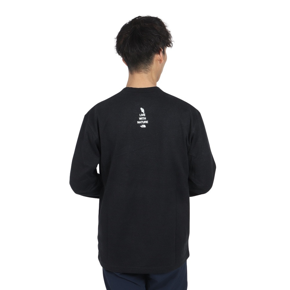 ザ・ノース・フェイス（THE NORTH FACE）（メンズ、レディース）長袖Tシャツ ロンT ロングスリーブ ズーピッカーTシャツ NT32533 K