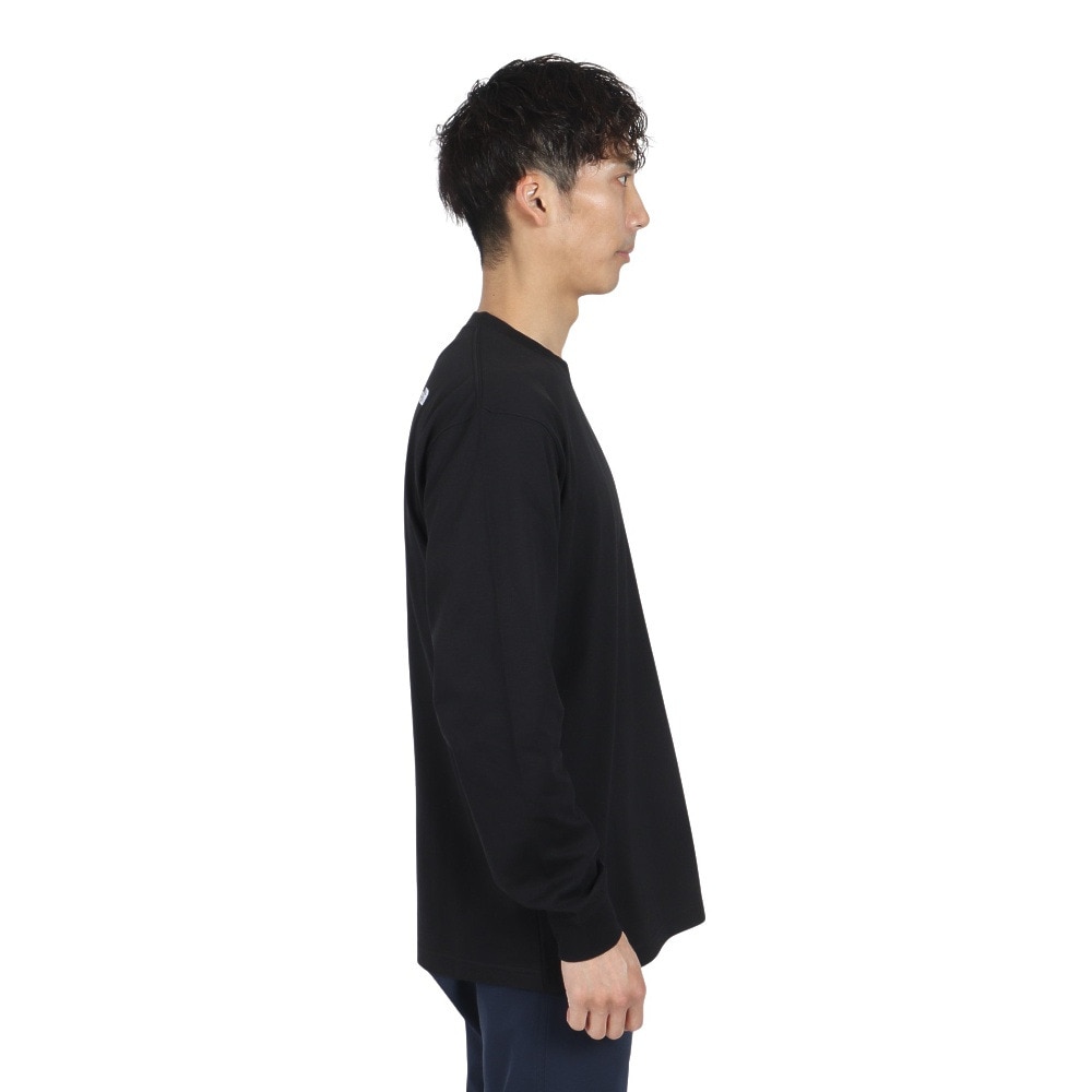 ザ・ノース・フェイス（THE NORTH FACE）（メンズ）長袖Tシャツ ロンT ロングスリーブ フラッシュドライヌプシコットン Tシャツ NT32535 K