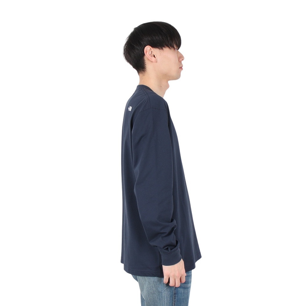 ザ・ノース・フェイス（THE NORTH FACE）（メンズ）長袖Tシャツ ロンT ロングスリーブ フラッシュドライヌプシコットン Tシャツ NT32535 UN