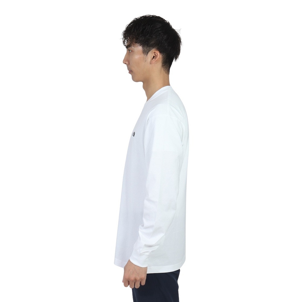 ザ・ノース・フェイス（THE NORTH FACE）（メンズ）長袖Tシャツ ロンT ロングスリーブ フラッシュドライヌプシコットン Tシャツ NT32535 W