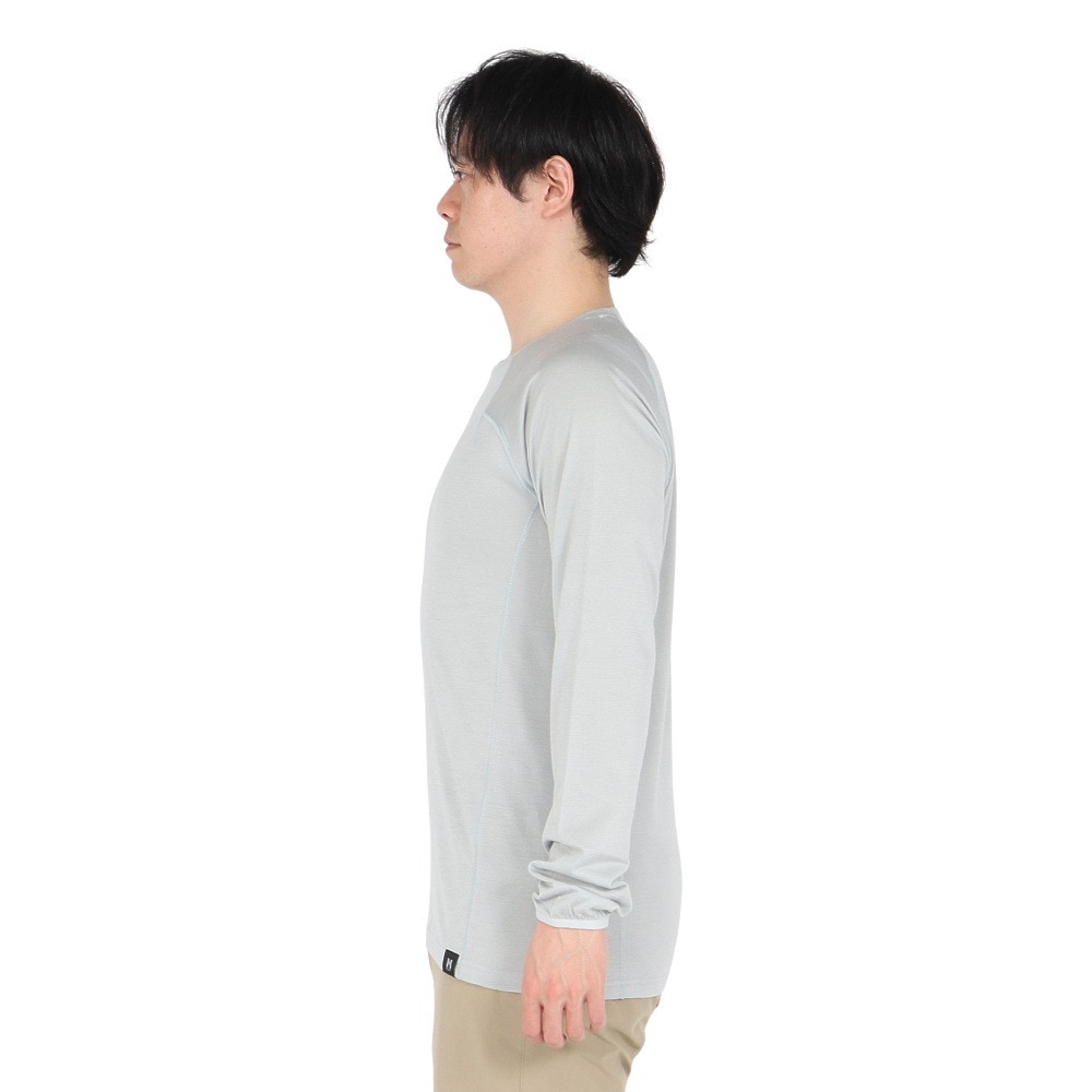 ミレー（Millet）（メンズ）長袖Tシャツ ウビック ウール クルー MIV03184-N7372
