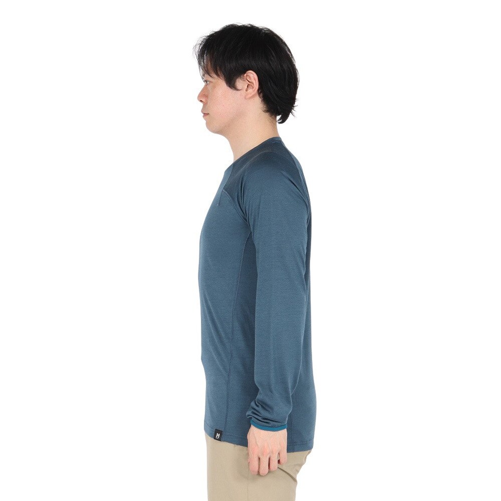 ミレー（Millet）（メンズ）長袖Tシャツ ウビック ウール クルー MIV03184-N8612