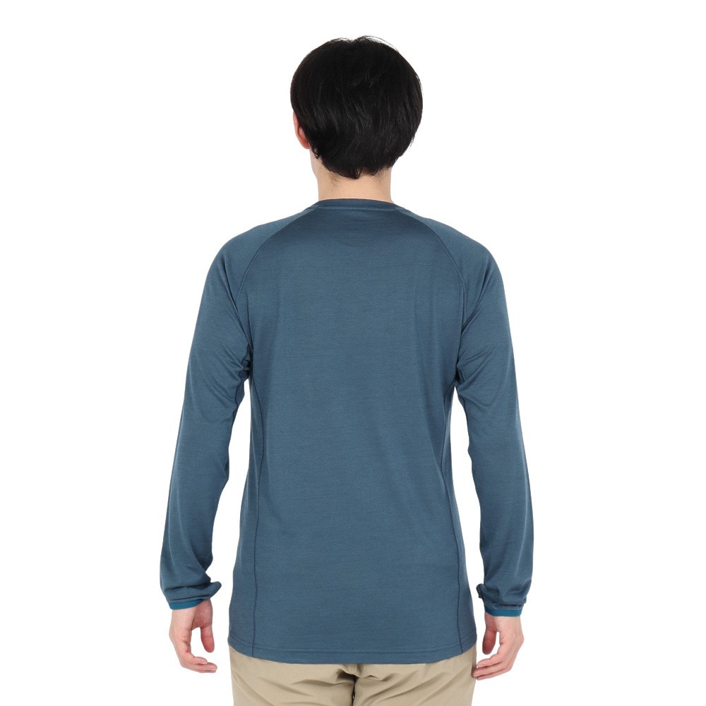 ミレー（Millet）（メンズ）長袖Tシャツ ウビック ウール クルー MIV03184-N8612