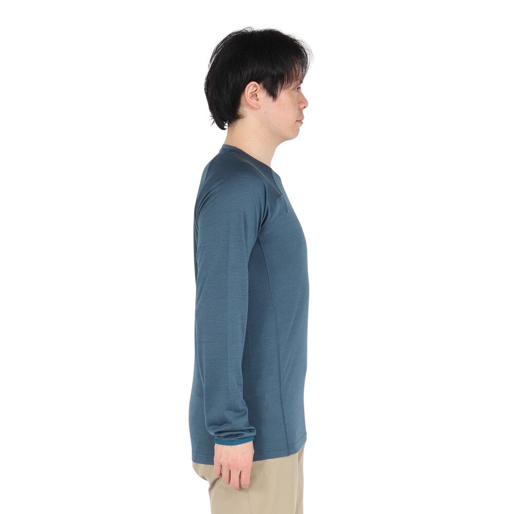 ミレー（Millet）（メンズ）長袖Tシャツ ウビック ウール クルー MIV03184-N8612