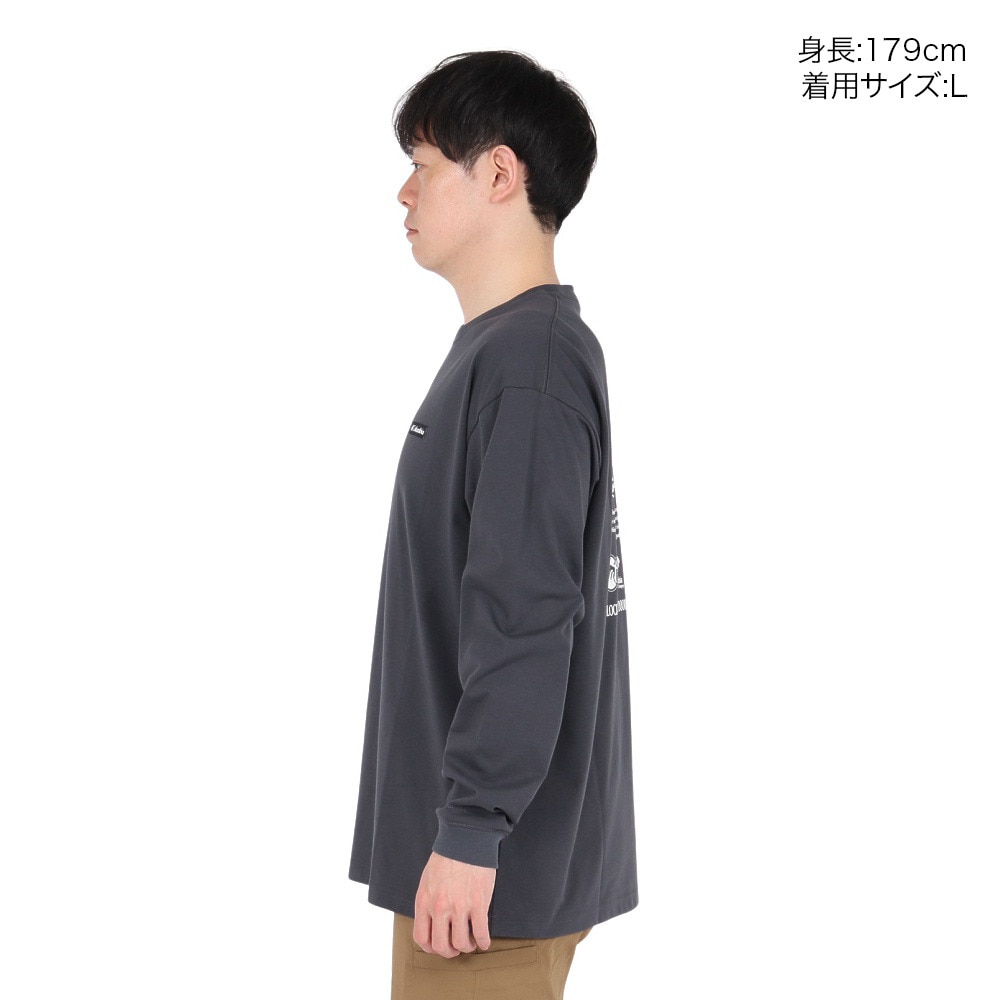 コロンビア（Columbia）（メンズ）長袖Tシャツ ロンT スタックブルックグラフィックロングスリーブTシャツ PM0519 011