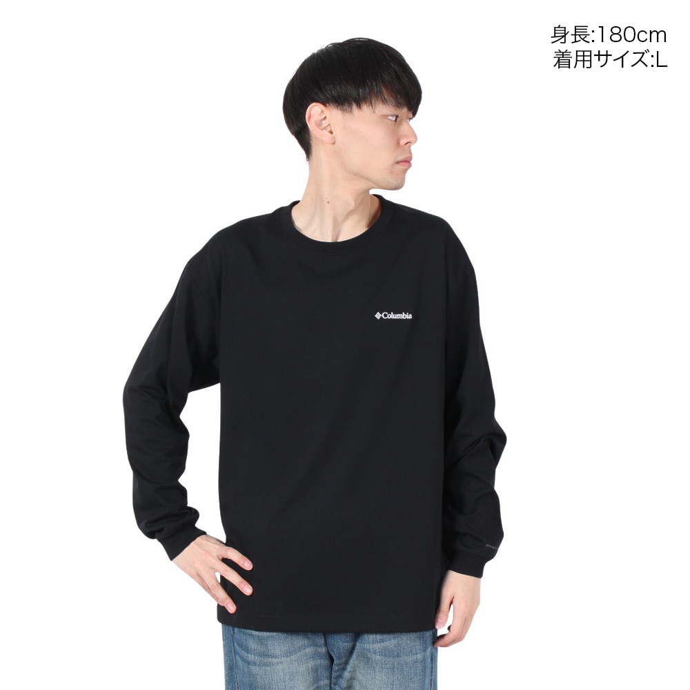 コロンビア（Columbia）（メンズ）ロマビスタグラフィック ロングスリーブTシャツ PM0764 010