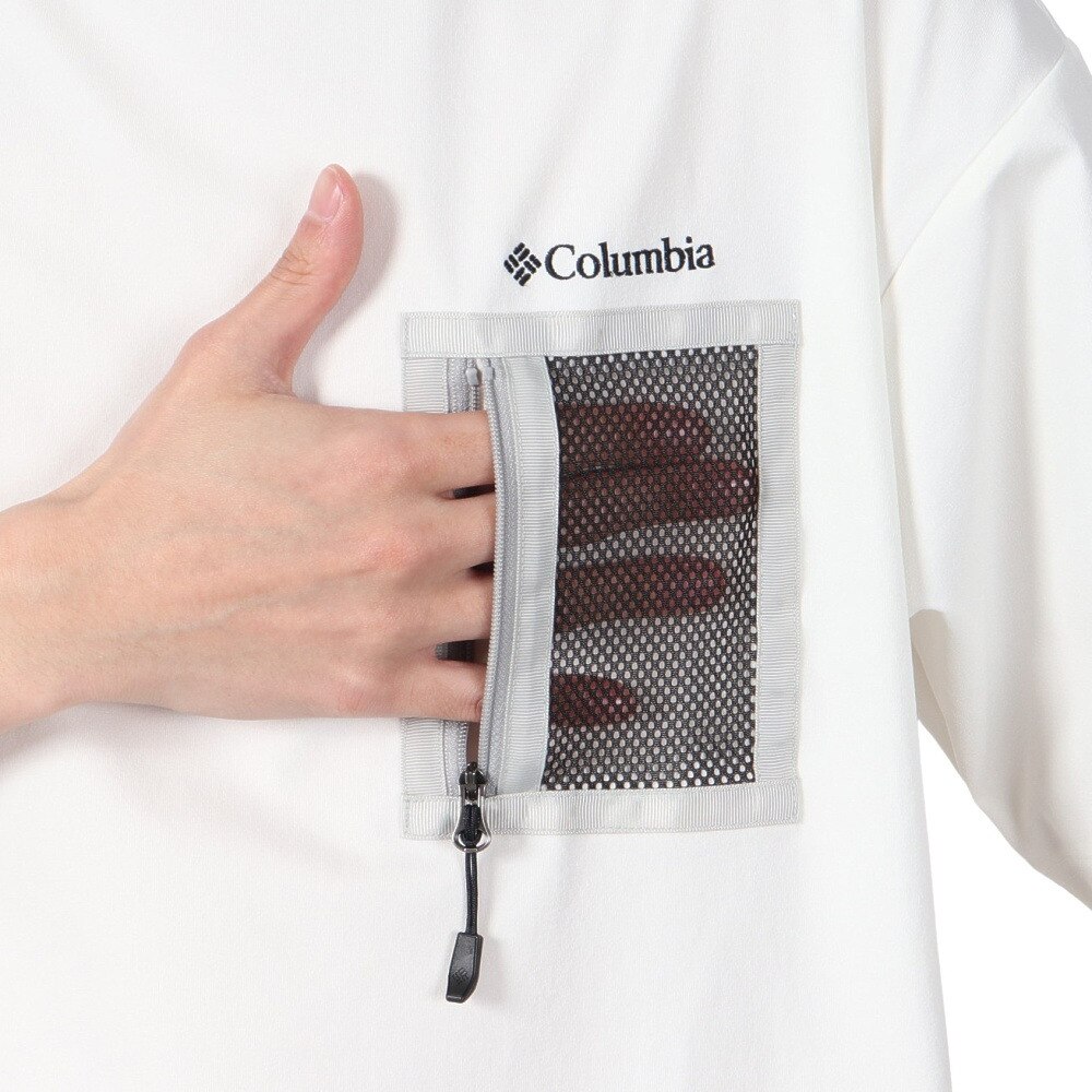 コロンビア（Columbia）（メンズ、レディース）長袖Tシャツ ロンT レイリバーショートスリーブポケットTシャツ PM0833 125