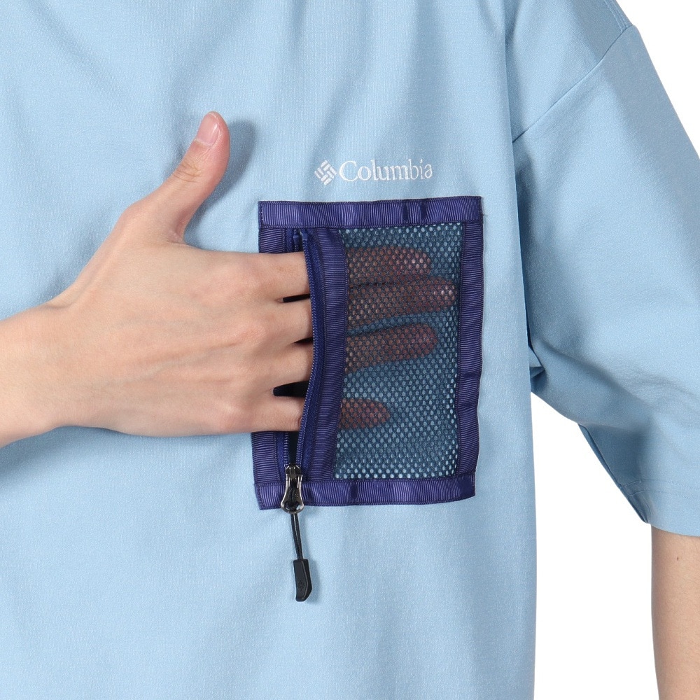 コロンビア（Columbia）（メンズ、レディース）長袖Tシャツ ロンT レイリバーショートスリーブポケットTシャツ PM0833 431