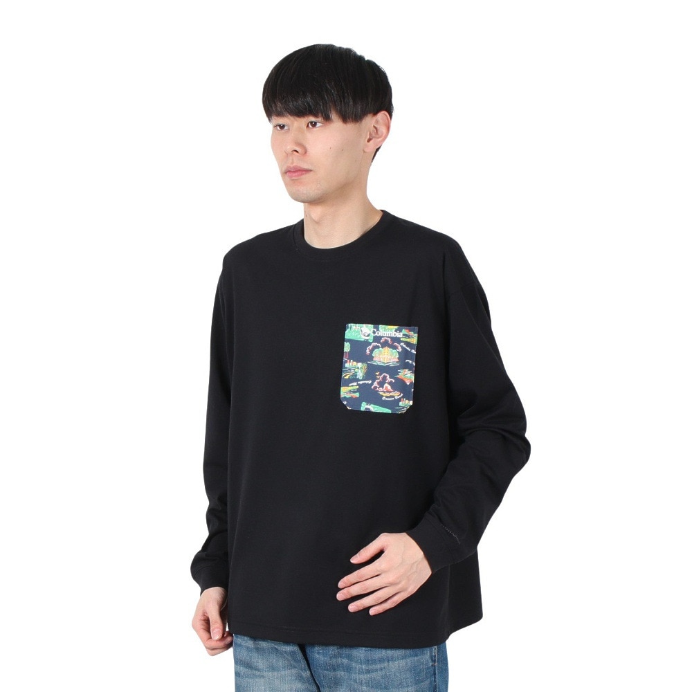 コロンビア（Columbia）（メンズ）長袖Tシャツ ロンT ヤングストリートロングスリーブクルー PM0898 011