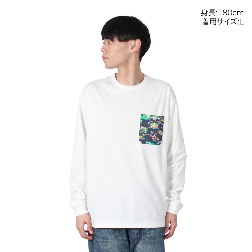 コロンビア（Columbia）（メンズ）長袖Tシャツ ロンT ヤングストリートロングスリーブクルー PM0898 126