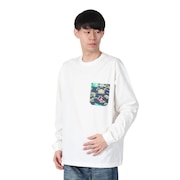 (メンズ)長袖Tシャツ ロンT ヤングストリートロングスリーブクルー PM0898 126