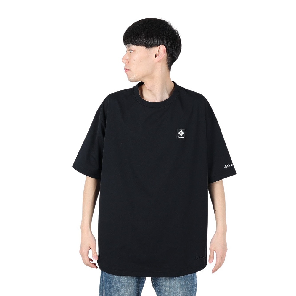 コロンビア（Columbia）（メンズ、レディース）レイリバー スプリットラグラングラフィック ショートスリーブTシャツ PM7377 010
