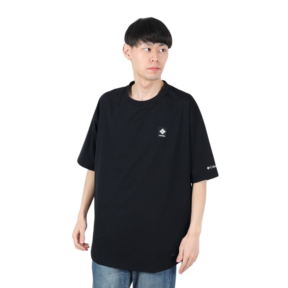 コロンビア（Columbia）（メンズ、レディース）レイリバー スプリットラグラングラフィック ショートスリーブTシャツ PM7377 010
