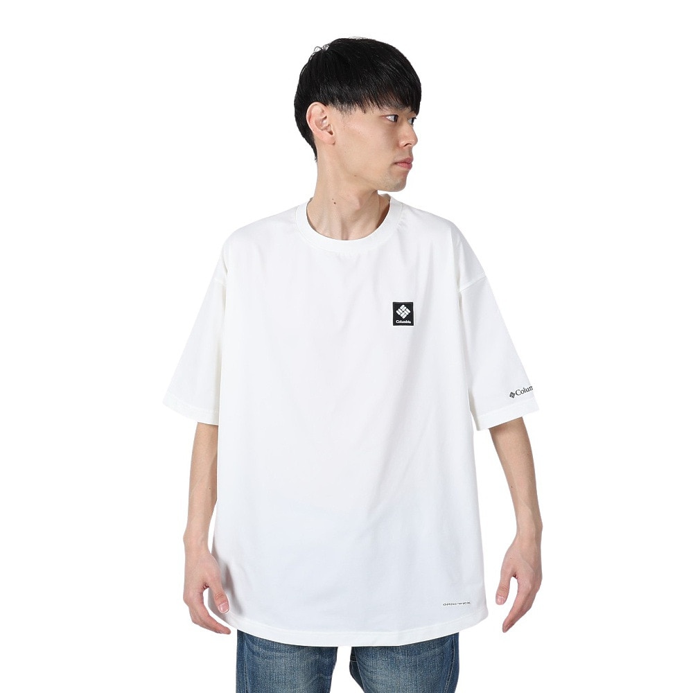 コロンビア（Columbia）（メンズ、レディース）レイリバースプリット ラグラングラフィック 半袖Tシャツ PM7377 125
