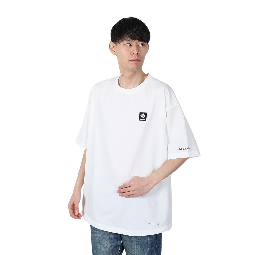 コロンビア（Columbia）（メンズ、レディース）レイリバースプリット ラグラングラフィック 半袖Tシャツ PM7377 125