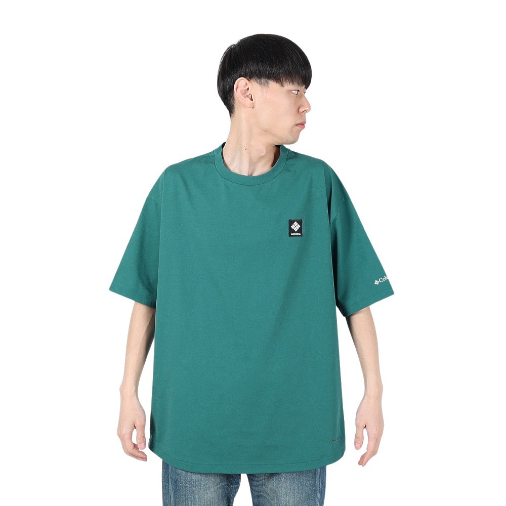 コロンビア（Columbia）（メンズ、レディース）レイリバー スプリットラグラングラフィック ショートスリーブTシャツ PM7377 364