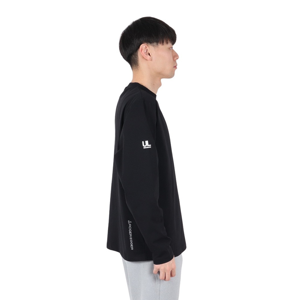 ロジャーエーガー（ROGEREGGER）（メンズ）長袖Tシャツ ロンT ユングフラウ RE25SUK5610003 BLK ブラック