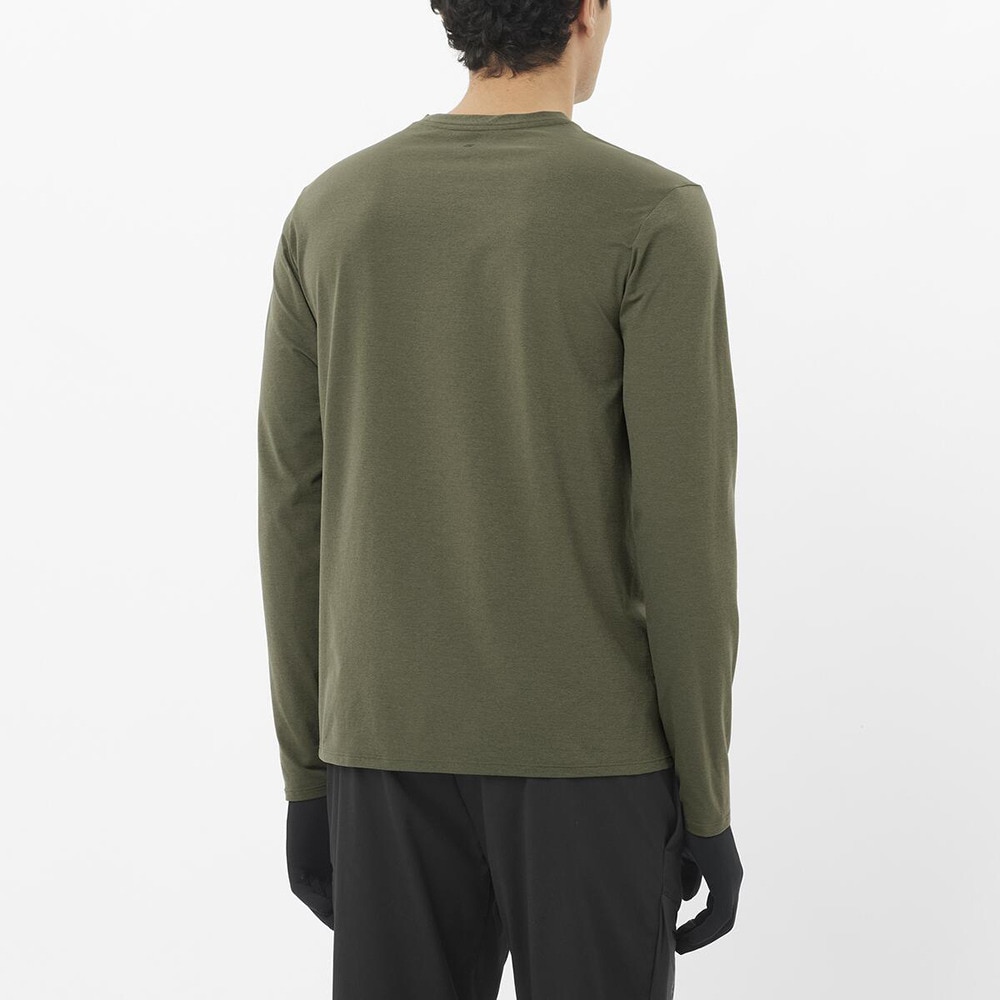サロモン（SALOMON）（メンズ）長袖Tシャツ ロンT TRACKLINE 長袖Tシャツ LC2649700