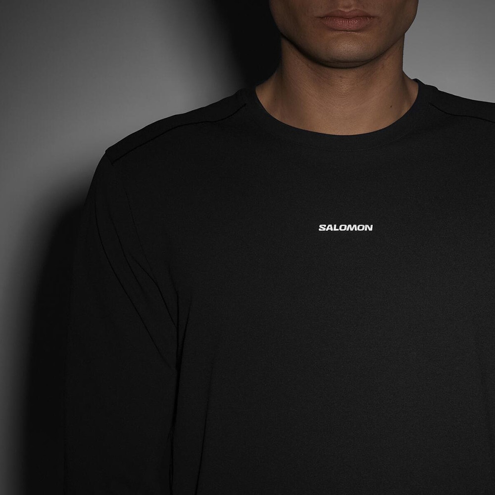 サロモン（SALOMON）（メンズ）長袖Tシャツ ロンT TRACKLINE LC2649800