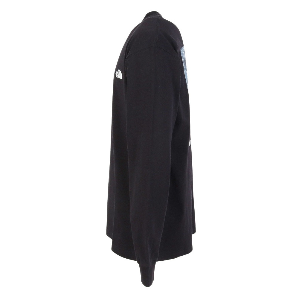 ザ・ノース・フェイス（THE NORTH FACE）（メンズ）長袖Tシャツ ロンT ロングトスリーブスクエアデジタルグラフィック Tシャツ NT82545 K