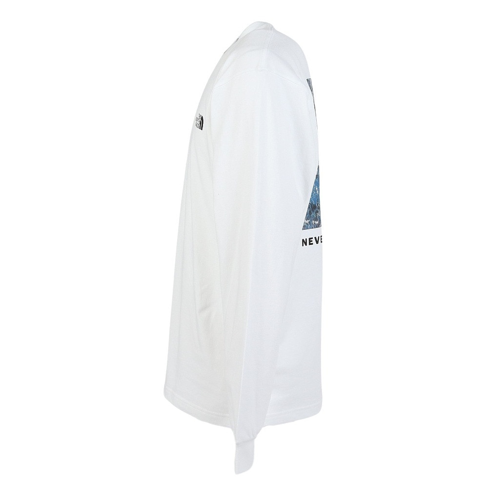 ザ・ノース・フェイス（THE NORTH FACE）（メンズ）長袖Tシャツ ロンT ロングトスリーブスクエアデジタルグラフィック Tシャツ NT82545 W