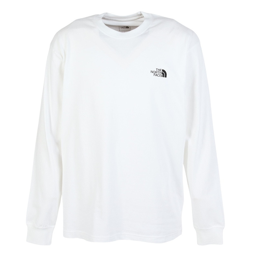 ザ・ノース・フェイス（THE NORTH FACE）（メンズ）長袖Tシャツ ロンT ロングトスリーブスクエアデジタルグラフィック Tシャツ NT82545 W
