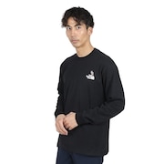 (メンズ)長袖Tシャツ ロンT ロングスリーブ ズーピッカーTシャツ NT32533 K