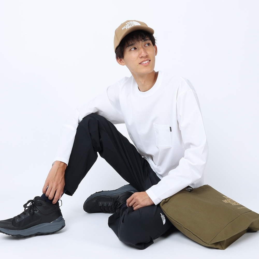 ザ・ノース・フェイス（THE NORTH FACE）（メンズ）速乾 UVケア 長袖Tシャツ ロンT ロングスリーブ エアリーリラックスTシャツ NT62345 W ホワイト 防シワ