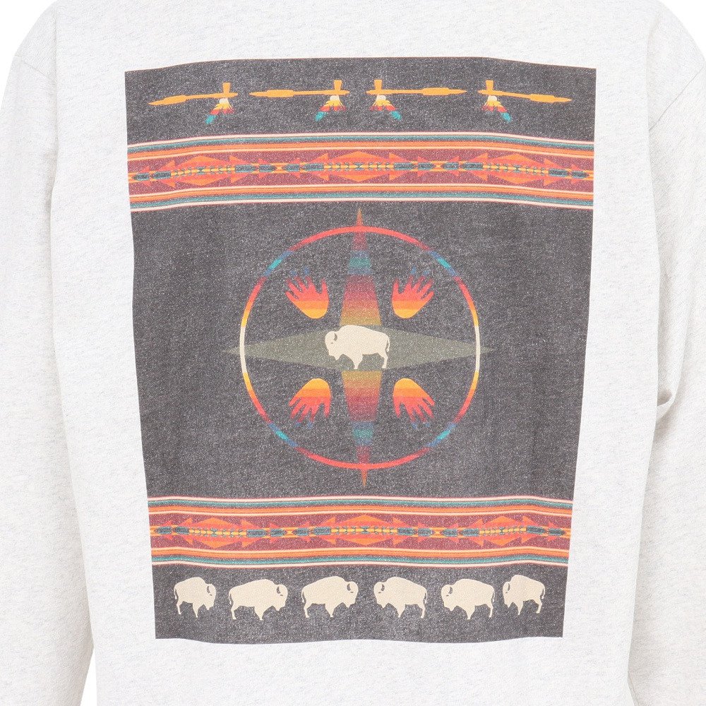 ペンドルトン（PENDLETON）（メンズ）バックプリント 長袖Tシャツ 19800140 Birch